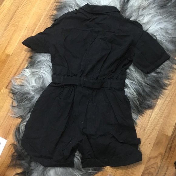 Candystripper Dinosaur embroidered Shorts romper OS New - Picture 4 of 4